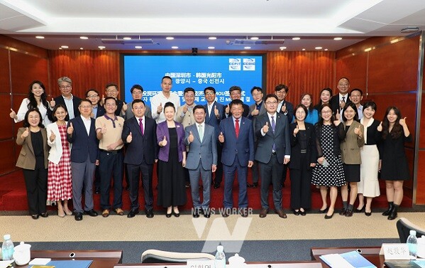 정인화 시장 등 민관경제 대표단, 화웨이 등 글로벌 기업 찾아 경제 분야 협력 도모