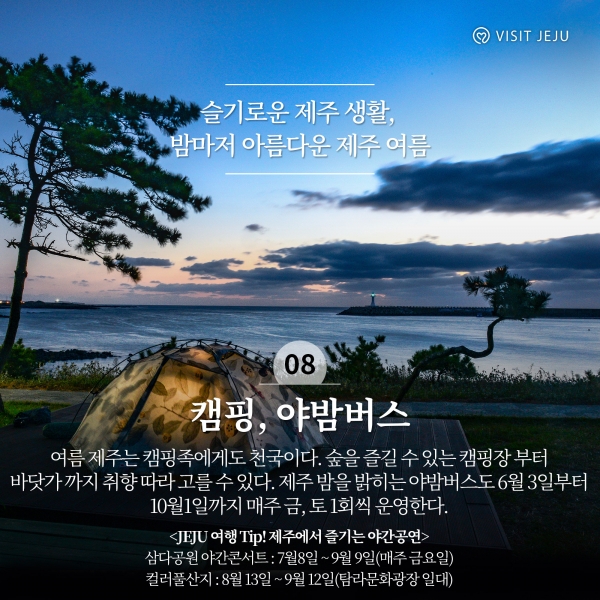 올 여름, 다시 제주의 여름에 빠져봅시다