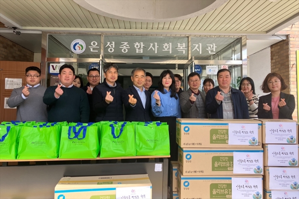 대상㈜ 제주CIC, 은성종합사회복지관에 후원품 등 전달