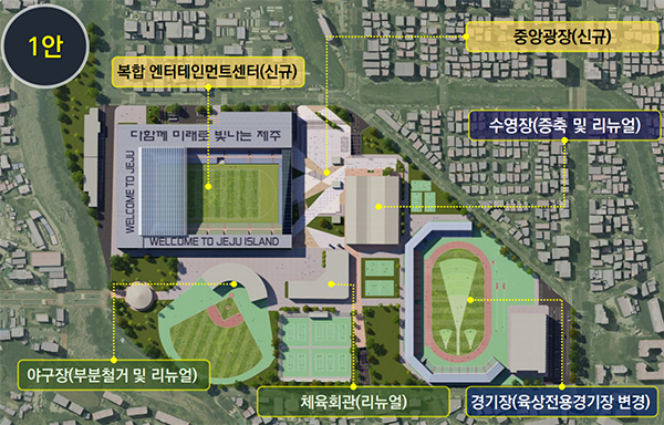 스포츠 없었던 제주 종합 스포츠타운, 새로운 대안은 과연?