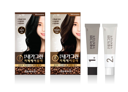 광동제약 내가그린카페헤어칼라 출시…커피향과 함께하는 염색