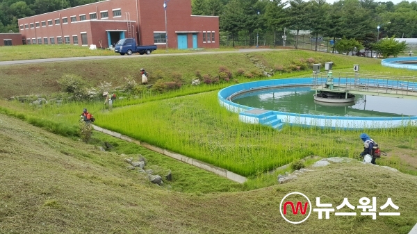 김포시 상하수도사업소, 정수장·배수지 환경정비 나서
