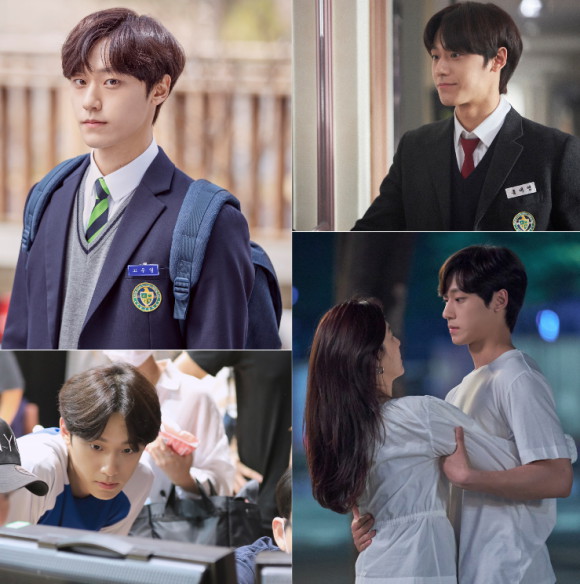 18 어게인 이도현, 김하늘과 촬영장 비하인드 컷 공개… 심쿵 눈맞춤