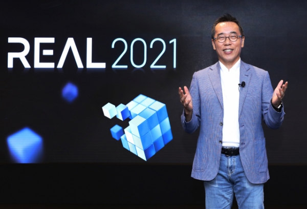 삼성SDS 리얼 2021 개최…황성우 사장 디지털 전환이 회사의 모든 가치 끌어올릴 것