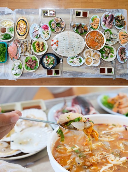 여름 여행 제철 맞은 전북 부안 변산반도, 곰소항 3대 맛집 고향맛횟집