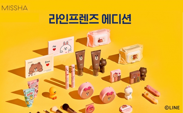 미샤, 귀엽고 깜찍한 라인프렌즈 에디션 출시