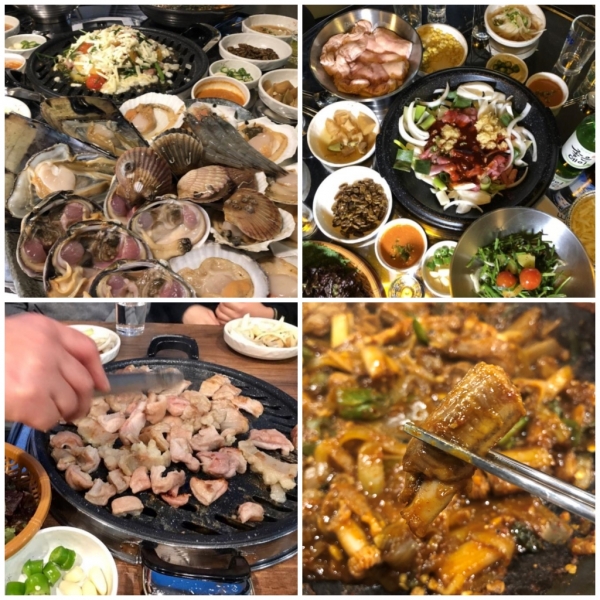 부산 해운대 막창 조개구이로 봄나들이 즐기기