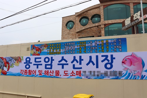 싱싱한 활어 무한제공하는 제주도 맛집 월척수산본점에서 운영하는 용두암 수산센터 오픈