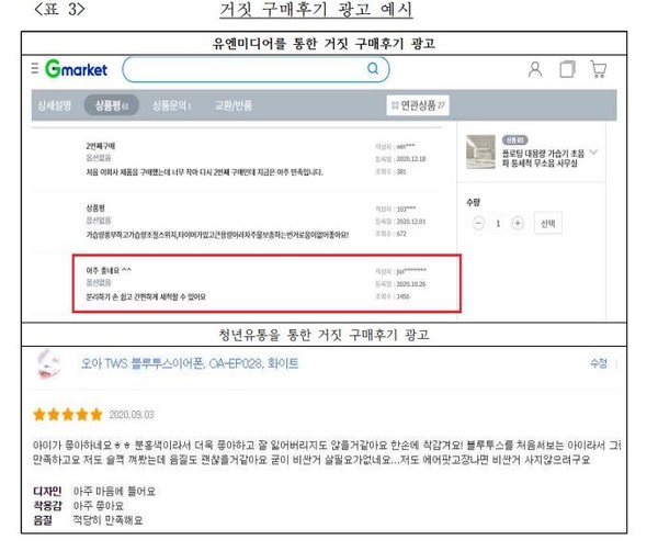아주 좋네요^^ 알바 동원 거짓후기…가전 브랜드 오아 제재