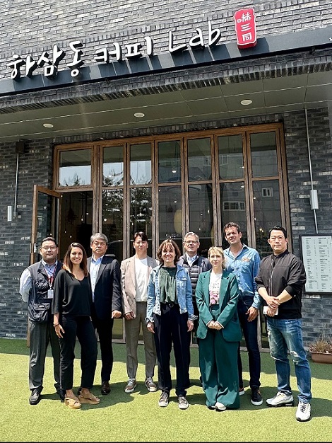 프랑스 프리미엄 시럽 1883 본사, 하삼동커피와 팬더믹 이후 첫 방한 담화