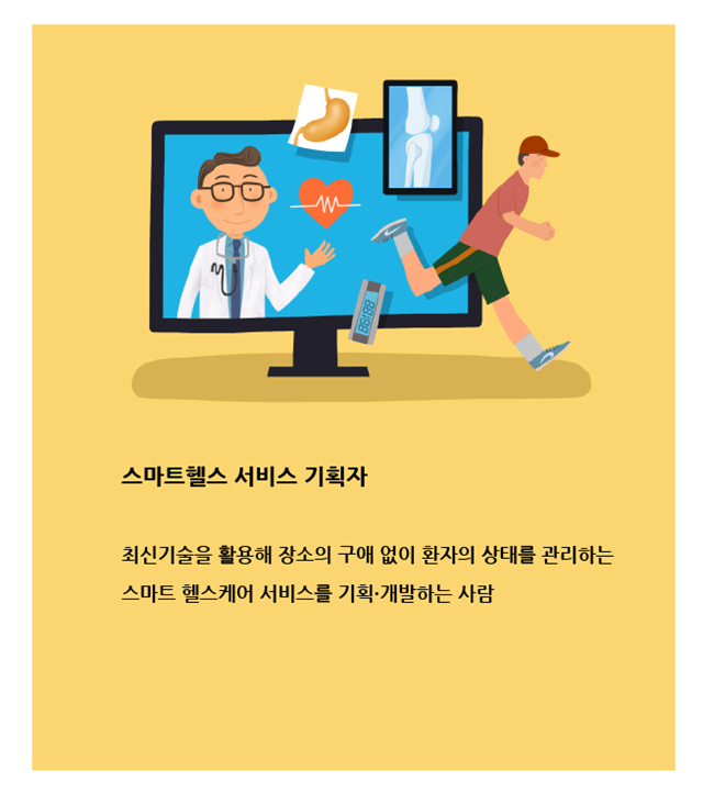 [박용인의 JOB카툰] 언택트 의료를 선도하는 ‘스마트헬스케어 서비스 기획자’