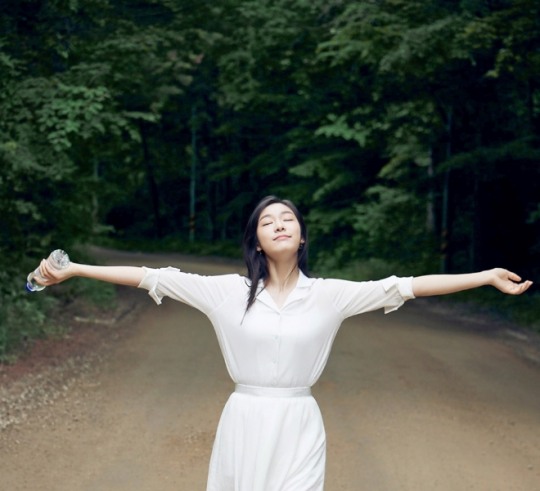 피겨여왕 김연아, 강원평창수 광고 촬영 화보 공개