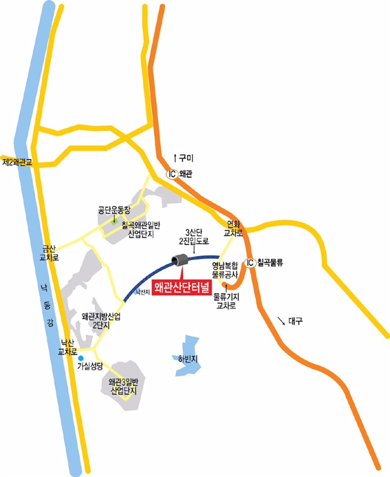 칠곡 `왜관산단 터널` 15일 개통 