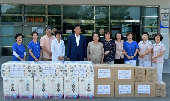 최영조 경산시장， 동오요양원 방문 종사자 격려