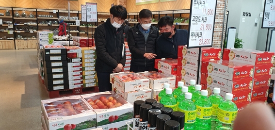 예천사과 설 선물세트 15톤, 경북 과수브랜드 데일리 공급