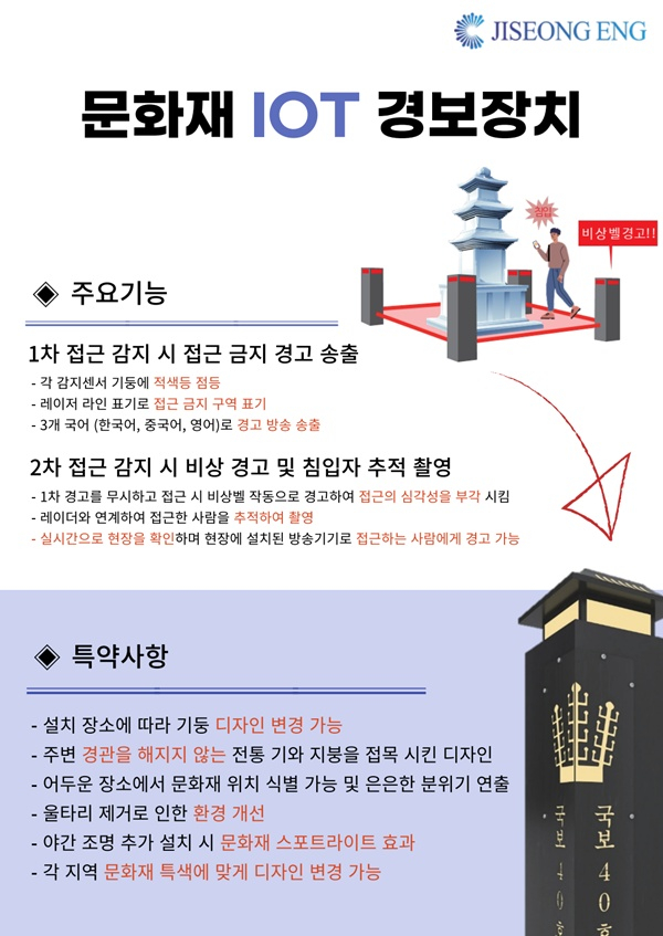 ㈜지성이엔지, 국제문화재산업전에 지역 업체로 첫 출전