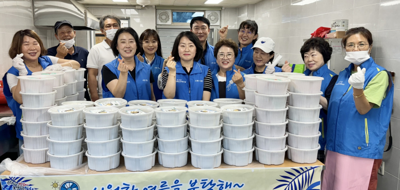 포항시 효곡동 지사협, 폭염취약계층에게 삼계탕 나눔