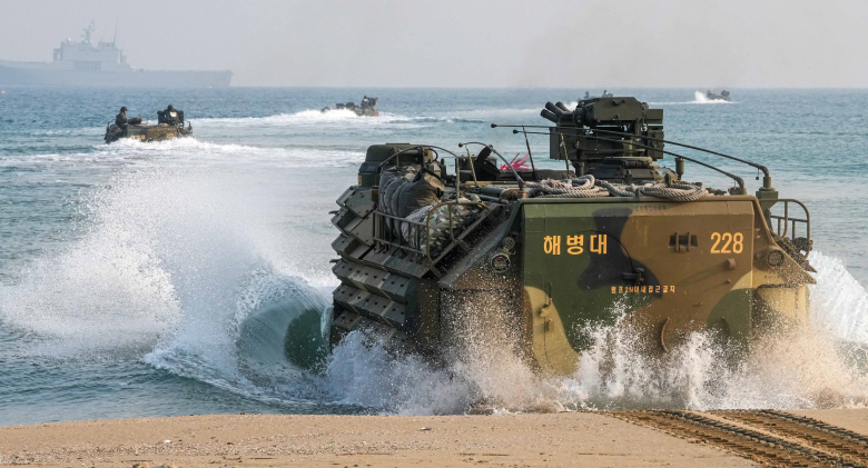 해병대 제1사단 상륙장갑차대대, 상륙기회훈련 실시