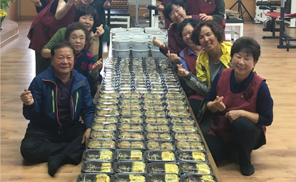  서천군 비인면, 사랑을 더해가는 사랑 가득 찬 반찬 배달 