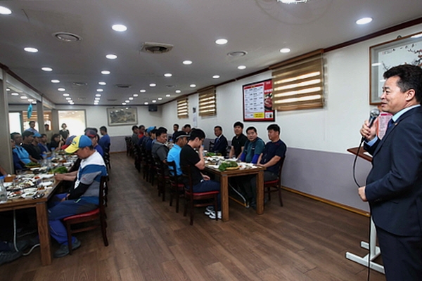 허인환 동구청장, 환경미화원과 격 없는 소통의 시간 가져