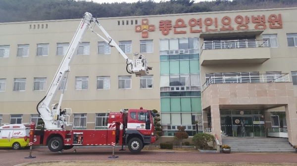 밀양소방서, 좋은 연인 요양병원 현장대응능력 강화훈련 실시