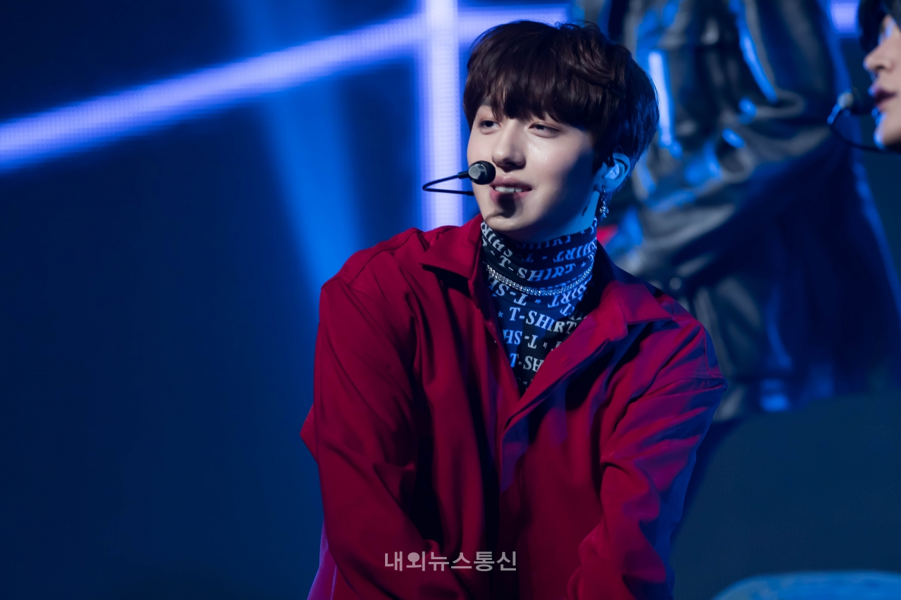 [포토] SF9 찬희 웃는게 너무 예쁜아이 (SF9 쇼케이스)