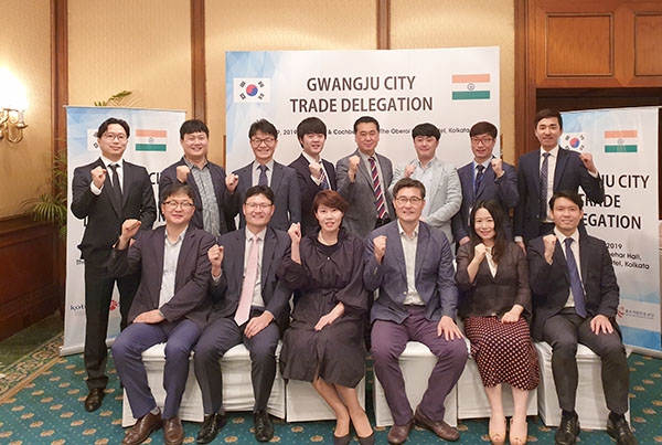 광주 해외시장개척단, 인도와 수출 MOU 체결
