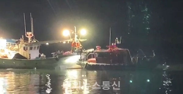 완도해경, 완도군 조약도 해상서 좌초 선박 구조