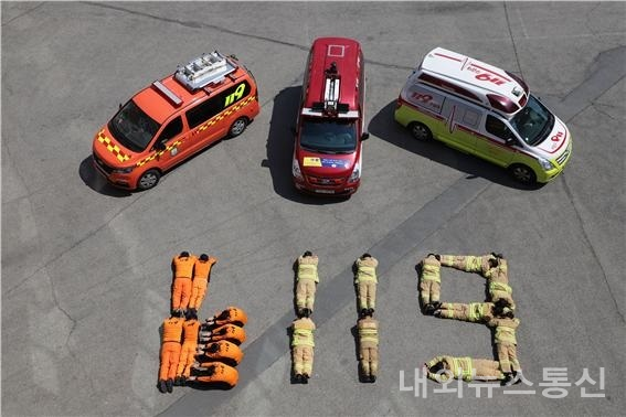 목포소방서, #덕분에 챌린지행사에 동참