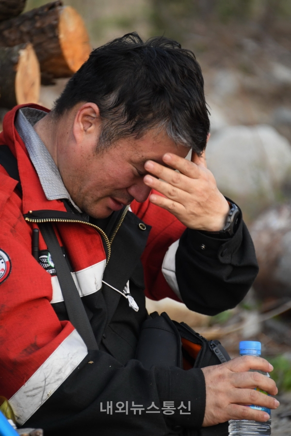 강원 고성 산불 주불 진화 완료 관련자료 1