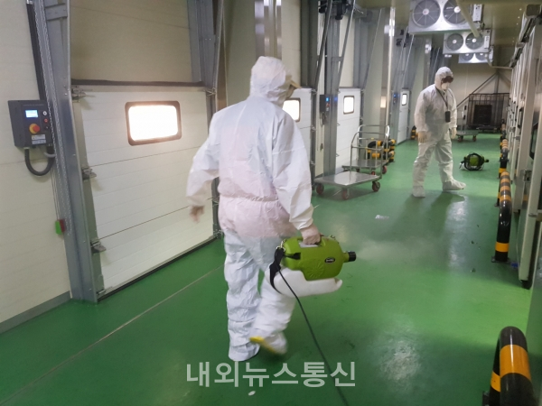 아산시 학교급식지원센터 안전관리대책 추진