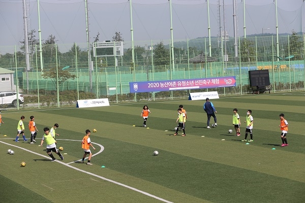 영암군, 농산어촌 유·청소년 선진축구 체험사업 실시