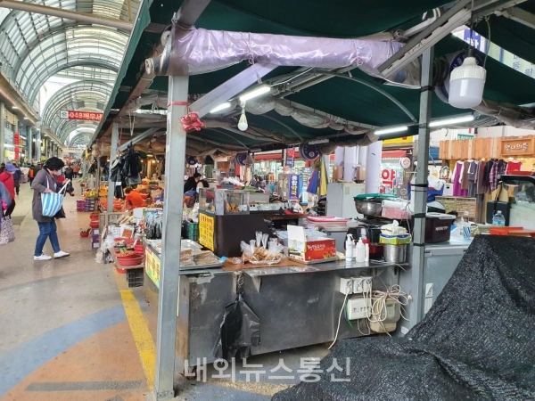 천안시, 전통시장 무허가 식품노점·이동매대 영업신고제 허용
