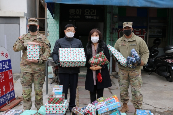 미2사단 210포병여단 1-38대대, 동두천시 지역아동센터 위문