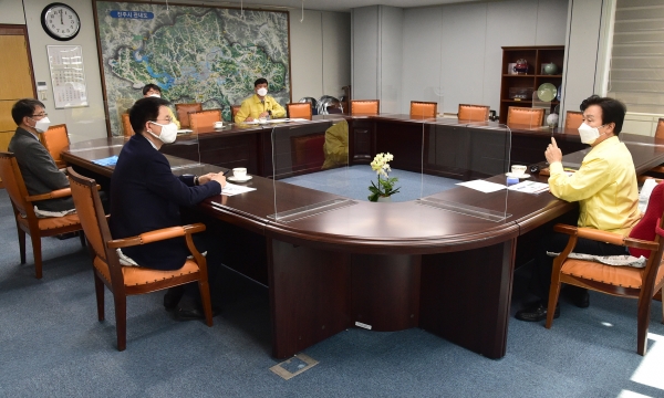 조규일 진주시장, 방위산업기술진흥연구소 안착 적극 협조