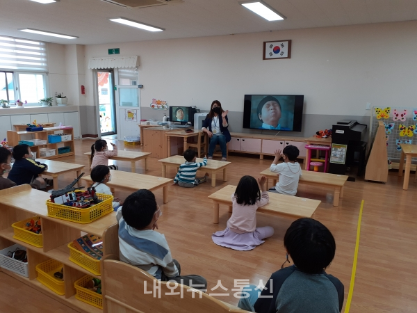 초평초병설유치원, 유아 미세먼지 계기교육 활동 실시