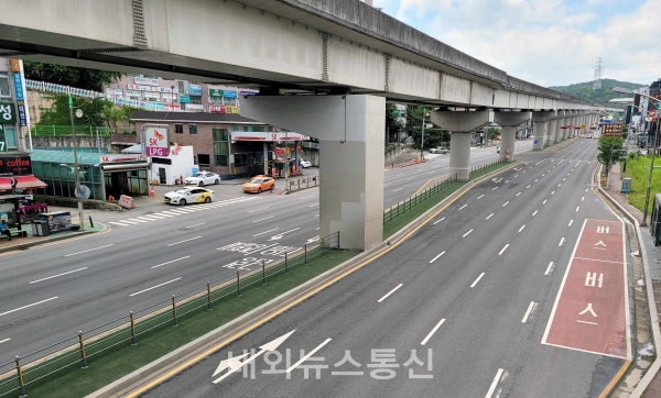 용인시 처인구, 삼가삼거리~행정타운 570m 구간 안전펜스 설치