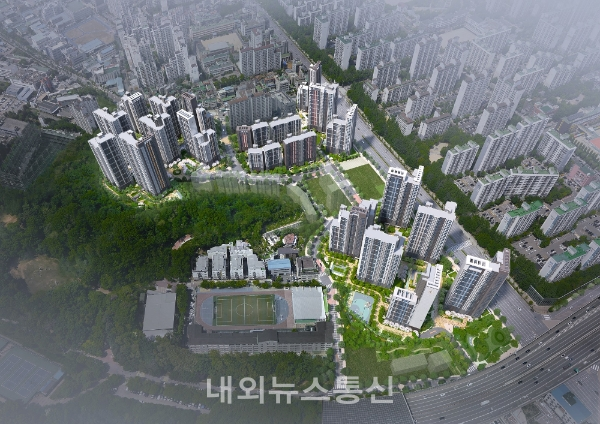 현대건설 컨소시엄, 평촌 트리지아 공급