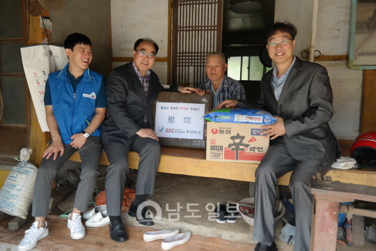한국공항공사 무안지사, 지역 복지관 방문