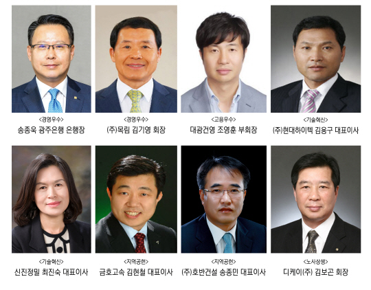광주상의 제6회 광주상공대상 수상자 선정
