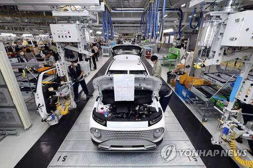 광주글로벌모터스 11월부터 전기차 생산라인 구축...40일간 가동 일시 중단