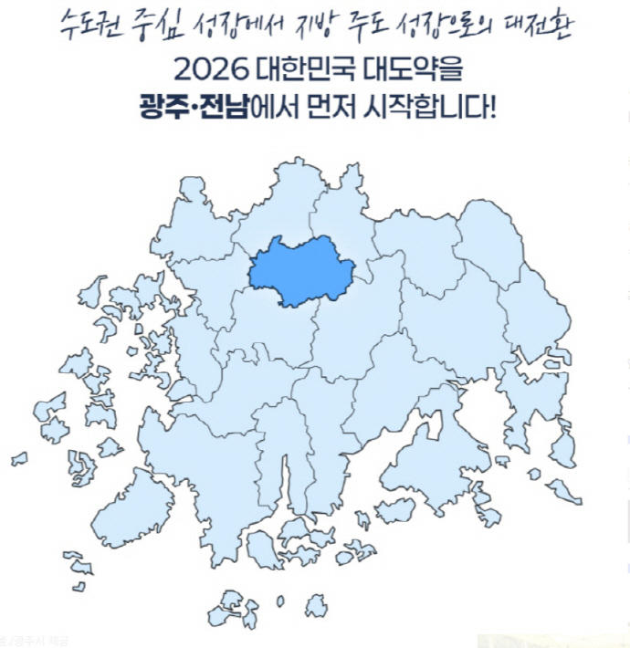 [속보]전남광주통합시 행정표준코드 절충형인 '시·구·군'로  확정