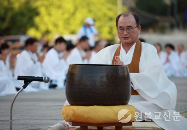 광화문광장에 울려퍼진 원불교 평화기도·노래