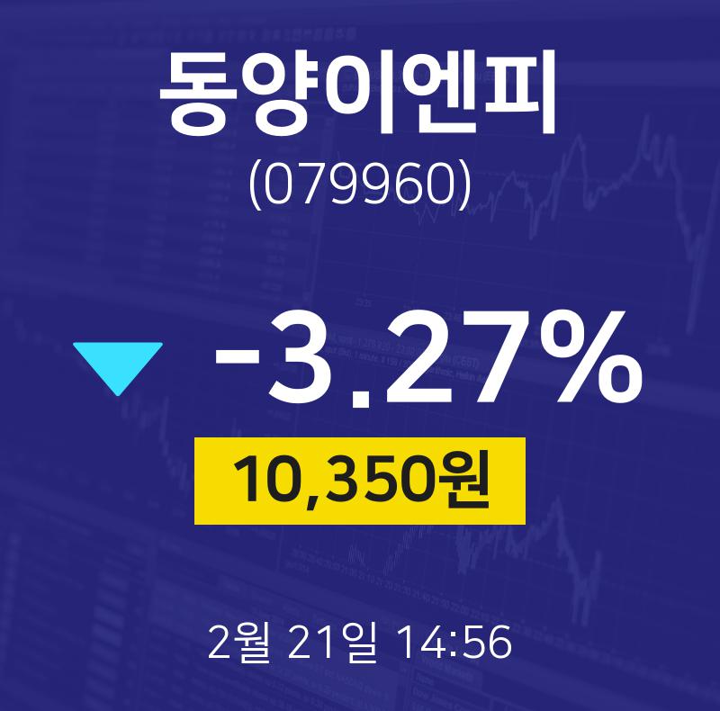 동양이엔피증권투자  21일  현재 10350원