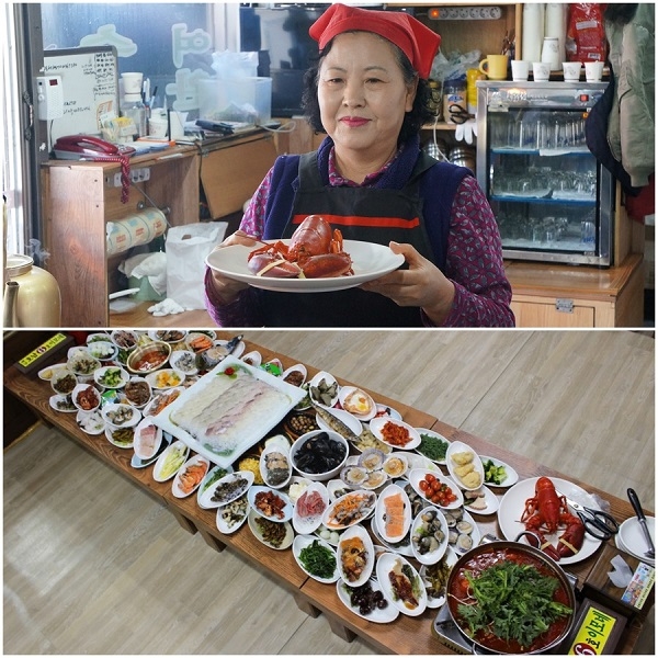 싱싱한 회와 랍스터까지… 인천연안부두맛집 호남6호이모네 60첩 반상 제공