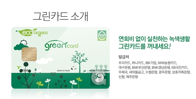 그린카드, 대중교통 이용하기만 해도 포인트 20% 적립된다고?..발급 방법 및 종류까지!