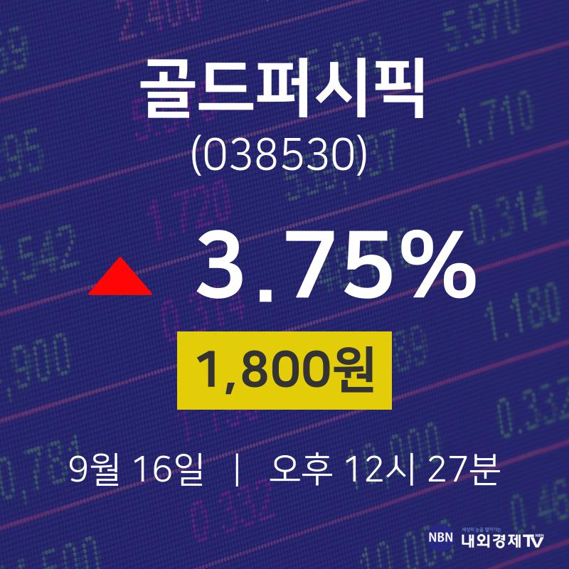 종목검색 골드퍼시픽 주가 16일  현재 1800원