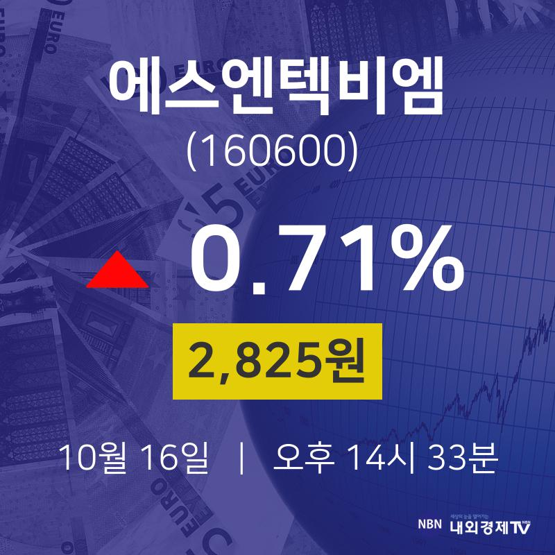 에스엔텍비엠주식종목검색  16일  현재 2825원