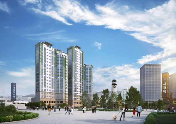 삼정 아파트 조감도