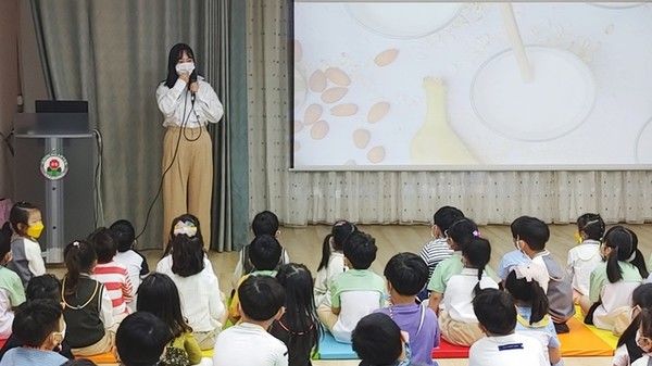 의정부녹색소비자연대·유정유치원, 등원수업 재개 첫 날 식품안전 교육실시